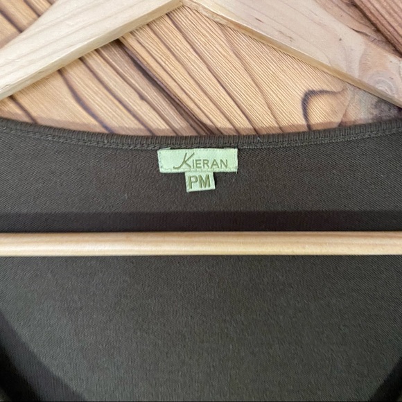 Kieran Moss Green Short Cardigan - Picture 3 of 4